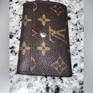 Louis Vuitton Brown and Gold Key Organizer